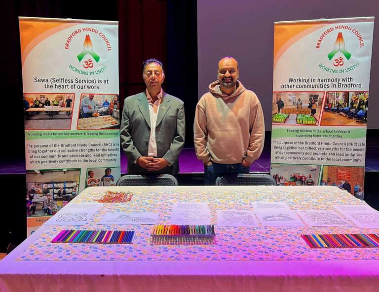 BHC represents the Hindu Community at the Tent of Hope’s Market Place of Faith & Creativity at Lister Park as part of the Bradford 2025 UK City of Culture.